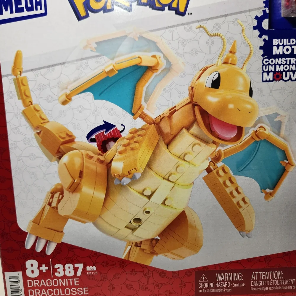 NEW Dragonite MEGA Pokémon Action Figure Building Toys Set LEGO COMPATIBLE 387